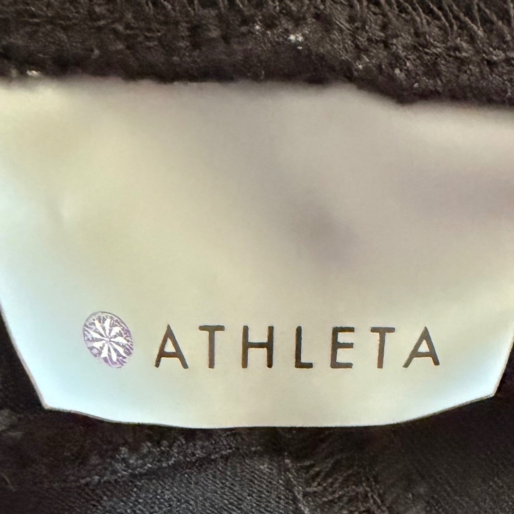 Athleta Womens Black High Rise Skinny Travel Pants Size 12 Stretch Pockets - Picture 6 of 9